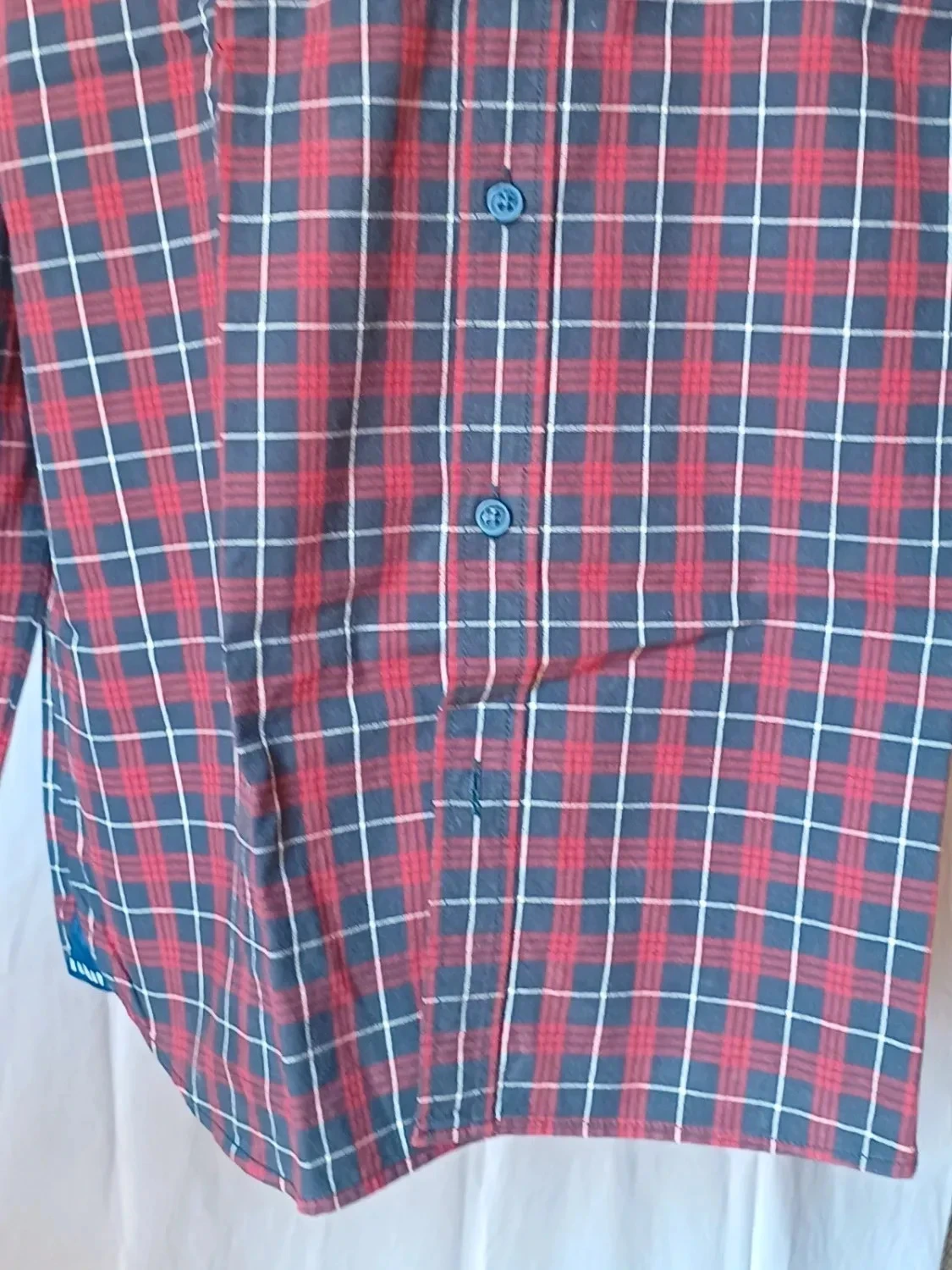 Camisa tamanho L Bonobo xadrez lenhador – photo 12